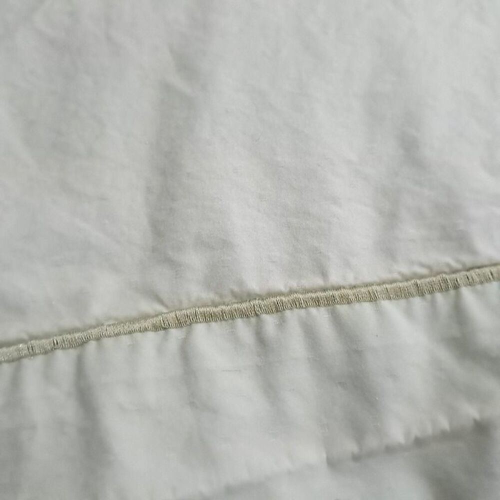Neiman Marcus QUEEN bed sheets pastel green dobby Egyptian cotton flat & fitted